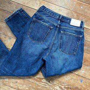 Everlane The Cheeky Jean Dark Blue Denim Jeans 26 Crop